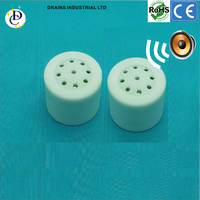 Módulo de Sonido Activado por Vibración con Chip IC Estándar DC711, Carcasa de Plástico Blanca/Negra