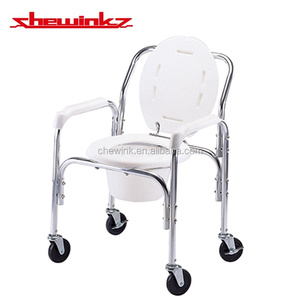 Nhà Chăm Sóc Nhôm <span class=keywords><strong>Commode</strong></span> Ghế Với Bánh Xe - Product Image 2