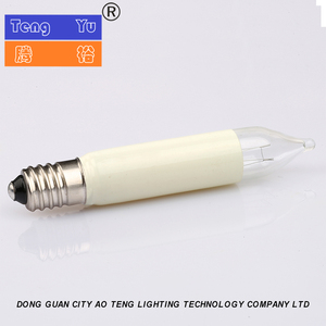 T15x105mm E10 ampoule chandelier 8V3W, 12V3W, 14V3W, 16V3W ampoule bougie fée <span class=keywords><strong>de</strong></span> Noël - Product Image 4
