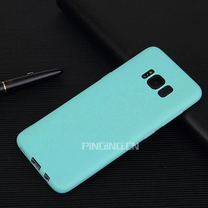 Custodia in tpu Ultra sottile color caramella opaca cover posteriore in silicone solido per <span class=keywords><strong>Samsung</strong></span> <span class=keywords><strong>Galaxy</strong></span> S8 S9 S10 S20 <span class=keywords><strong>S21</strong></span> S22 S23 Ultra <span class=keywords><strong>Plus</strong></span> - Product Image 5