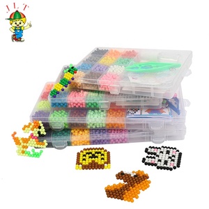 12-Color per il Set di perle di acqua magica per bambini Puzzle 3D con fusibile con perline regalo di compleanno per età 5-7 anni - Product Image 2