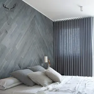 Self Adhesive Wall Tile Peel and Stick Backsplash ,Wood Design Wall Tile Sound Proof Wall Panels