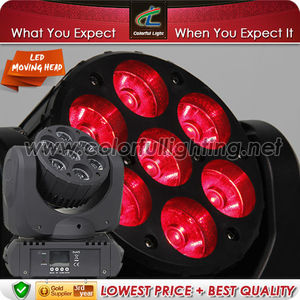 <span class=keywords><strong>x</strong></span> 7 12w rgbw osram led en movimiento la cabeza de la viga - Product Image 1