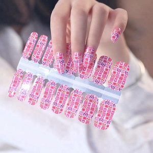 Korea Polish Nagelsticker Collectie 2025 Ontwerpen Goud Glitter Gel Nagel Wraps 2025 Ontwerpen Stickers & Emblemen - Product Image 2