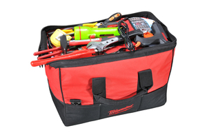 Borsa portautensili portatile di grande capacità impermeabile in tessuto Oxford fondo in plastica resistente elettricista <span class=keywords><strong>falegname</strong></span> per campionare su misura - Product Image 2