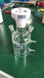 Toption 500ml đóng hai lớp lò phản ứng vỏ bọc cốc cho siêu âm <span class=keywords><strong>homogenizer</strong></span> - Product Image 4
