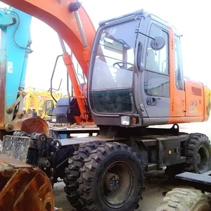 Iyi fiyat sıcak satış Hitachi zx130w tekerlekli ekskavatör kullanılan