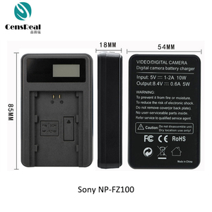 Caricabatterie doppio USB DuraPro NP-FZ100 per Sony <span class=keywords><strong>ILCE</strong></span>-9 <span class=keywords><strong>ILCE</strong></span> Alpha 9 A9 - Product Image 5