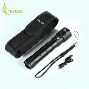 De aluminio al aire libre recargable Policía seguridad autodefensa LED <span class=keywords><strong>linterna</strong></span> - Product Image 5