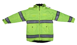 High Visibility Yellow Silver <strong>Reflective</strong> Strip Night <strong>Cycling</strong> Running Sports Custom Logo Wholesale Safety <strong>Jacket</strong> - Product Image 3
