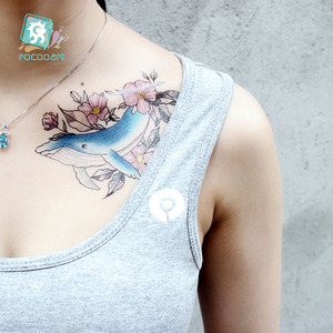 Tatuajes temporales a prueba de agua para hombre y mujer, diseños de tatuajes de <span class=keywords><strong>animales</strong></span> koi fish cat, Mangas de brazo falso, suministros de tatuaje temporales - Product Image 4