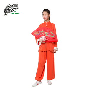 Chất Lượng Cao Tinh Khiết Cotton Truyền Thống Taichi Đồng Phục Cho MMA & Võ Thuật Đào Tạo Trung Quốc Phong Cách Ngắn Mặc - Product Image 4