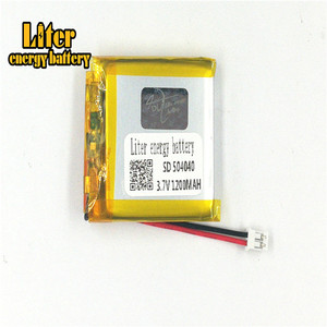 Plug 2.0-2 P 3.7 V 504040 1200 mah lipo battery Rechargeable solar li ion polymer lithium battery with PCM - Product Image 2