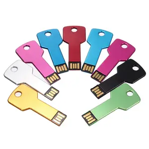 促销礼品64gb 8GB 16GB钥匙形状Usb 2.0 Pendrive 4GB 32GB钥匙usb闪存驱动器定制徽标钥匙usb棒3.0