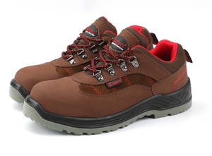 Fabricante de zapatos de seguridad personalizados de fábrica para los hombres punta de acero de cuero antideslizante impermeable puñalada resistente S3 al por mayor - Product Image 4