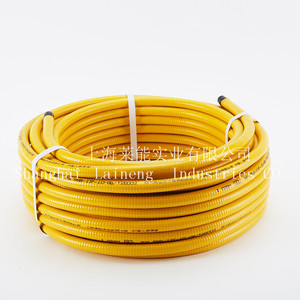 Para CSA Certificado PE Acero inoxidable <span class=keywords><strong>corrugado</strong></span> 304 SS Tubería Línea de gas Conector de gas Tubos de acero inoxidable <span class=keywords><strong>corrugado</strong></span> - Product Image 3