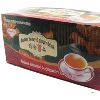 Fabriek Groothandelsprijs Private Logo Halal Gecertificeerde Kruiden Gezonde Drank Natuurlijke Instant Honing Gember Thee