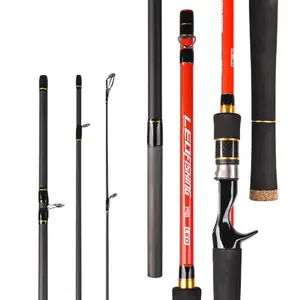 High Carbon 1.8M 1.98M 2.1M 2.4M Spinning Casting Fishing Rods Power XH Carp Bass Long Casting Rod Supplier