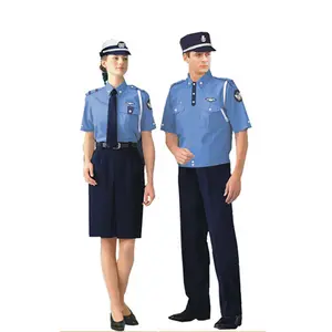 Chinese Fabriek Supply Ontwerp Mannen En Vrouwen Bewaker Uniform In Verschillende Kleur