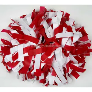 Pom Pom Manufacturers High Quality Wholesale Custom Cheap Orange Color Cheerleading Pom Poms From China Supplier