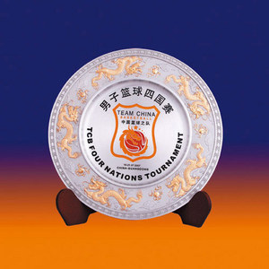 कस्टम लोगो उत्कीर्ण राउंड हार्ट वॉलीबॉल एमटीवी ट्रॉफी - Product Image 5