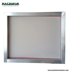 Veel gebruikt in textiel zeefdruk aluminium zijde screenprinting frame met hoge spanning mesh