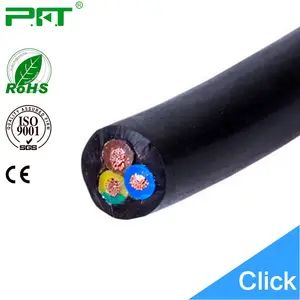 Fabricante preço favorável wire1mm 3 núcleos RVV 1.5 milímetros 2.5 milímetros 100% cabo elétrico de Cobre, fio elétrico