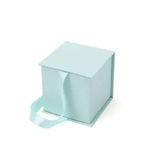 Luxury square flip top open small gift box for packaging chocolate