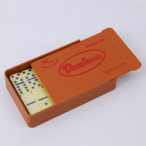 Least wholesale products <span class=keywords><strong>de</strong></span> la Nueva was 52*26*11mm small ivory <span class=keywords><strong>Domino</strong></span> in plastic box - Product Image 1