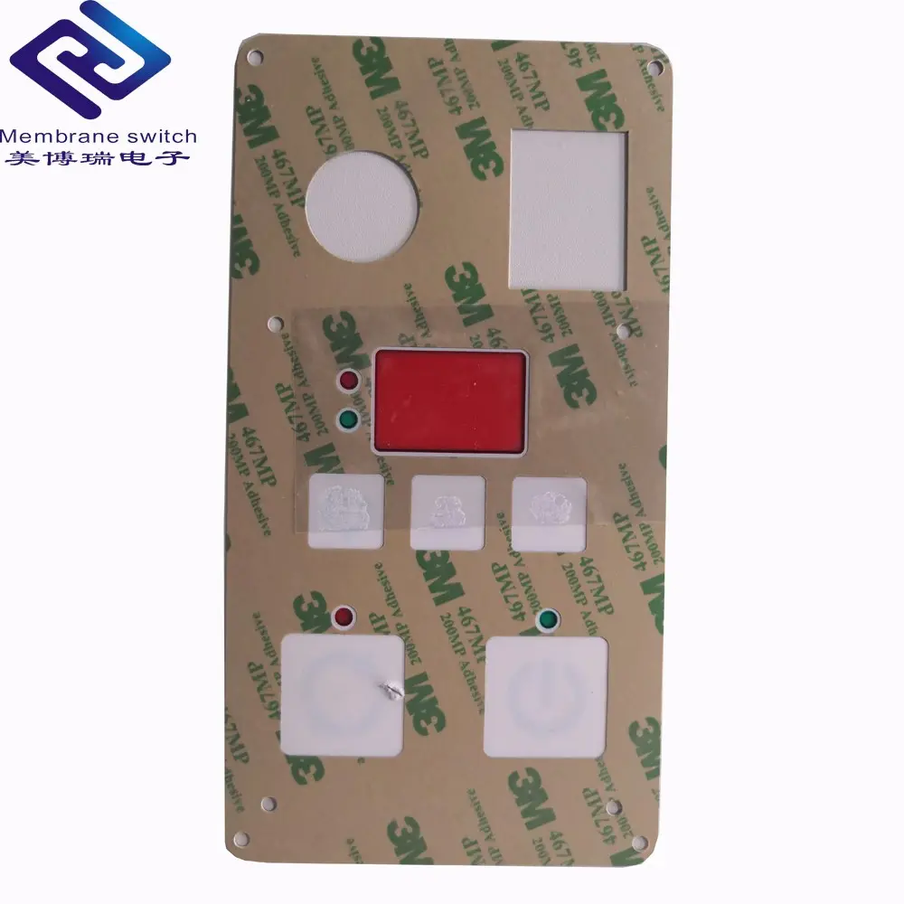 Custom Design UV Printing Polyester Polycarbonate Sticker Label Overlay