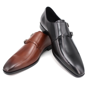 Zapatos De vestir informales con correa De monje para hombre, calzado masculino De cuero genuino hecho a mano, De gran tamaño, venta al por mayor