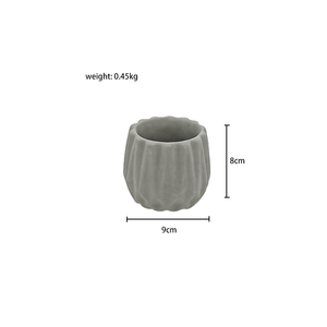 Vasi per <span class=keywords><strong>Piante</strong></span> Succulente e Cactus in Cemento, Forma Poligonale Irregolare, Mini Vasi da Interno Durevoli, Vendita all'Ingrosso - Product Image 6