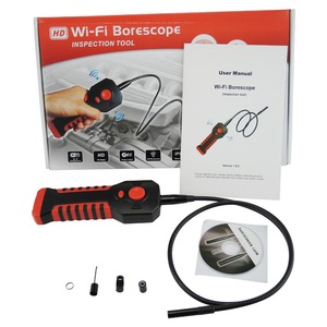 Công Nghiệp 8.5 Mét Camera Kiểm Tra HD 20M WIFI Phạm Vi Không Thấm Nước Nội Soi 6 LED Borescope Ống IOS Android Windows iPhone iPad - Product Image 2