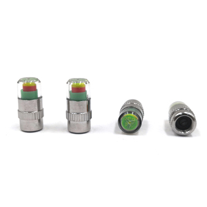 Chrome Anti Theft for <strong>Car</strong> Tyre Gauge <strong>Valve</strong> Air Alert <strong>Cap</strong> Tire <strong>Valves</strong> Pressure <strong>Caps</strong> - Product Image 5