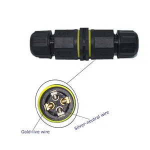 PA66 Electrical IP68 4 Pin Waterproof Connector