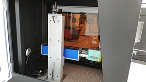 Big Safe Loại Vàng Trang Sức Máy Khắc Laser Máy Cắt 50W 100W Abs Board <span class=keywords><strong>Logo</strong></span> Đánh Dấu Máy In - Product Image 6
