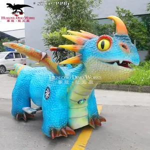 Kendaraan Dinosaurus Elektrik Anak-anak Gambar Kartun, Berkendara Pada Mobil Berkualitas Tinggi Tahun 2019