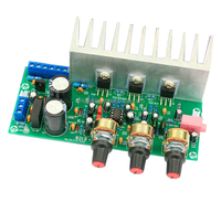 Placa amplificadora de Subwoofer de tres canales TDA2050 + TDA2030 2,1, placa acabada de 60W