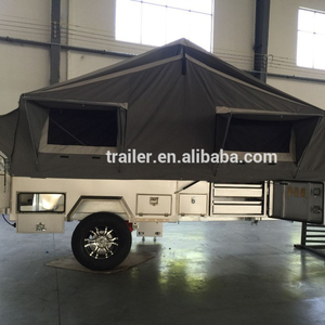 Remorque de camping en émail tout terrain, accessoire de voiture pliable de revêtement de cuisson, en émail avec <span class=keywords><strong>tente</strong></span> de 4x7x6 pieds - Product Image 1