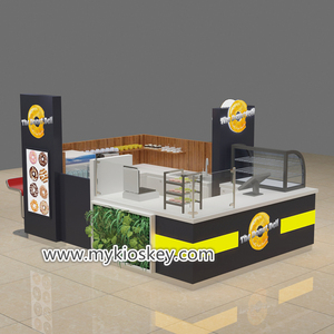 Einkaufszentrum <span class=keywords><strong>Donut</strong></span>-<span class=keywords><strong>Food</strong></span>-<span class=keywords><strong>Kiosk</strong></span>-Design mit Kunden-Sitzbereich - Product Image 3