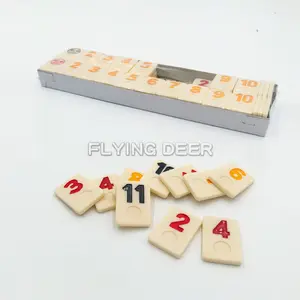 Sıcak Satış Özel Baskılı Melamin Domino Oyun Seti