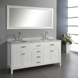 Mueble <span class=keywords><strong>de</strong></span> Baño <span class=keywords><strong>de</strong></span> Estilo Transicional <span class=keywords><strong>con</strong></span> Doble <span class=keywords><strong>Lavabo</strong></span>, <span class=keywords><strong>de</strong></span> Madera <span class=keywords><strong>de</strong></span> Roble <span class=keywords><strong>de</strong></span> 60 Pulgadas, <span class=keywords><strong>con</strong></span> Base - Product Image 2