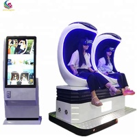 Fauteuil œufs 9d vr, 2 sièges, jeux de réalité virtuelle, panier commercial, cinéma, vente en gros, livraison gratuite