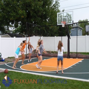 Fiba đã được phê duyệt 100% PP Modular lồng vào nhau gạch sân thể thao sân chơi sàn cho sân bóng rổ - Product Image 5