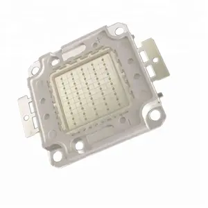 Fonte de led cob 12v-14v 500-505nm, fonte verde espessa 50w 100w