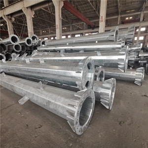 Poste tubular de acero galvanizado, poste de <span class=keywords><strong>metal</strong></span> de 12m - Product Image 3