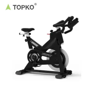 TOPKO 완전 조절 좌석 및 핸들 바 스핀 자전거 홈 사용 스핀 자전거
