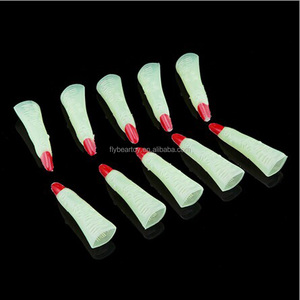 Uñas postizas fluorescentes que brillan en la oscuridad, accesorios para fiesta de Halloween - Product Image 2
