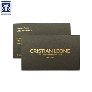 Chất lượng cao sang trọng thẻ kinh doanh nóng đóng dấu letterpress in trên các tông nóng đóng dấu sang trọng thẻ kinh doanh với in ấn - Product Image 5