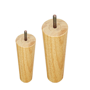 HUAWEI alta durezza Slide legno mobili gamba a forma di cono in legno divano gamba con vite - Product Image 3